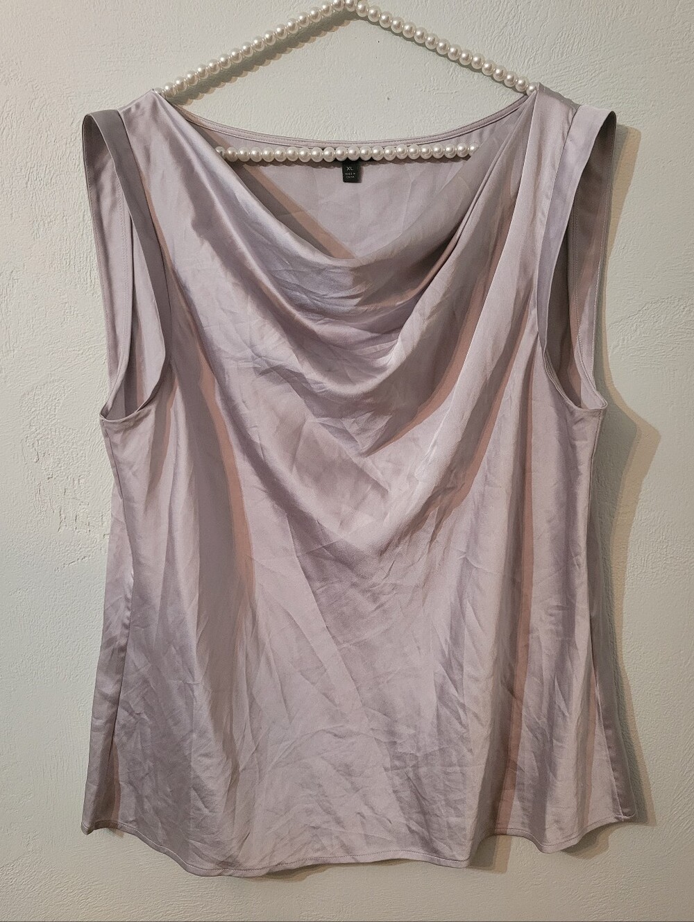 Banana Republic Drape Metallic Color Stylish Top Size XL New Without Tag!
